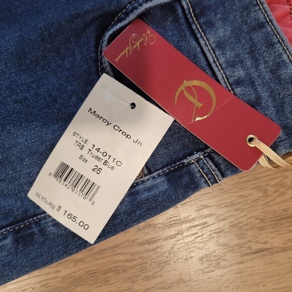 NWT CJ by Cookie Johnson Mercy Crop Jeans Straight Leg‎ - Picture 8 of 8